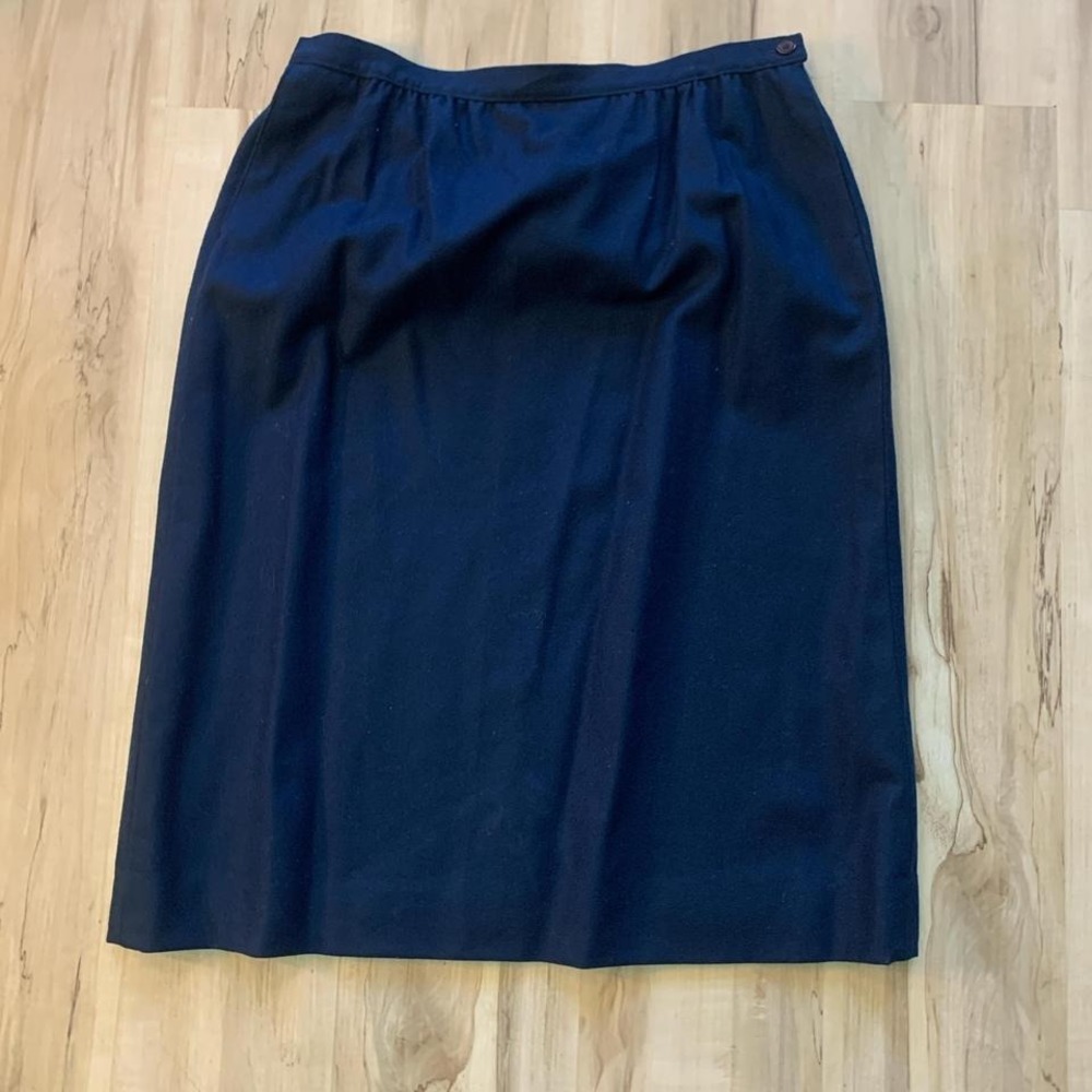 Vintage Pendleton wool midi skirt‎ with button waistband sz 16